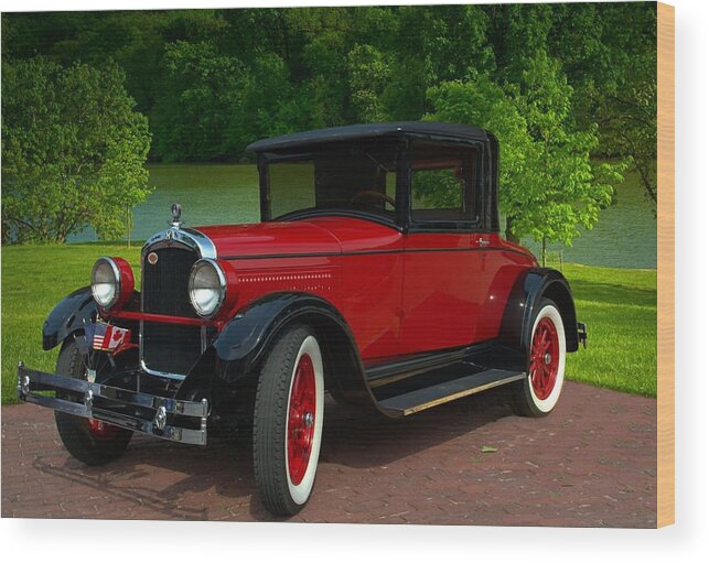 1927 Hupmobile Wood Print featuring the photograph 1927 Hupmobile Coupe by Tim McCullough