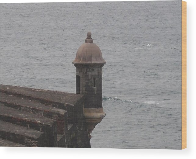 Puerto Rico Wood Print featuring the photograph El Morro #2 by Melissa Torres