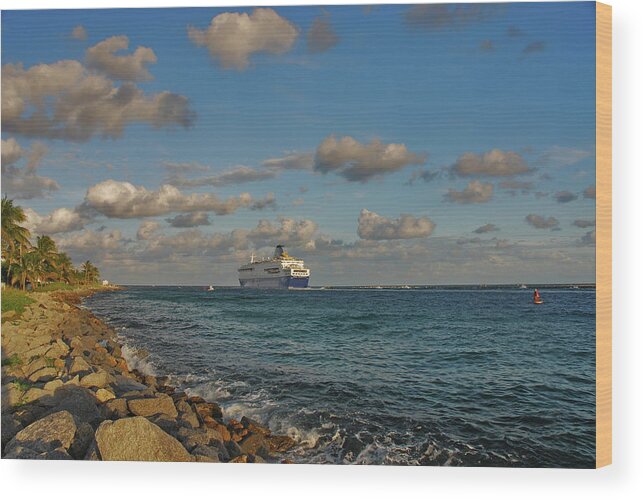 Bahamas Celebration Wood Print featuring the photograph 38- Bon Voyage by Joseph Keane