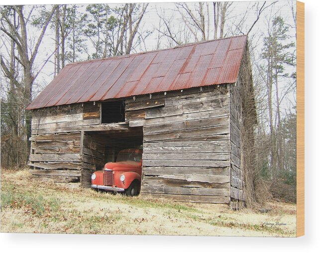 Barn Wood Print featuring the photograph A Family History 01 by George Bostian