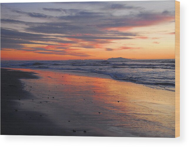 Ocean Wood Print featuring the photograph A Passion for Purple by Lynn Bauer