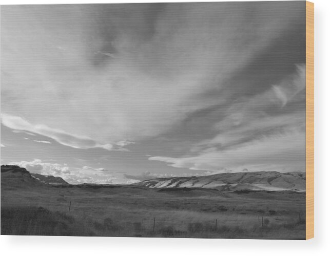 Landscape Wood Print featuring the photograph Across the Valley by Kathleen Grace