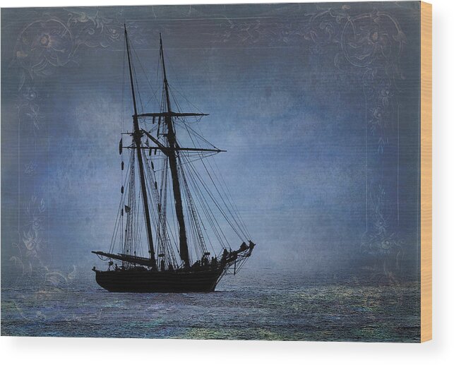 Textured Wood Print featuring the photograph Amistad by Fred LeBlanc