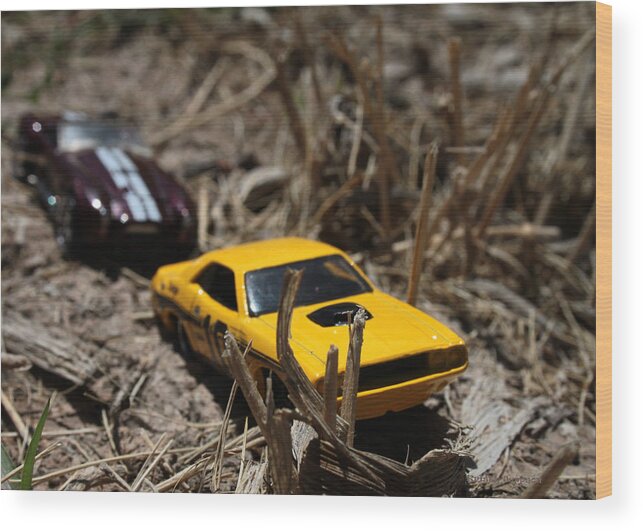 Toy Wood Print featuring the photograph Cars by Kristy Jeppson