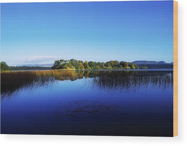 Beauty In Nature Wood Print featuring the photograph Cottage Island, Lough Gill, Co Sligo by The Irish Image Collection 