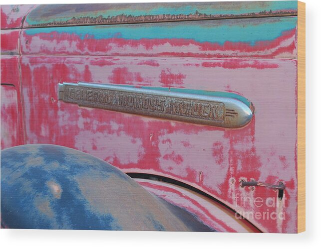 Classic Wood Print featuring the photograph General Motors Truck Number 1 by Heather Kirk