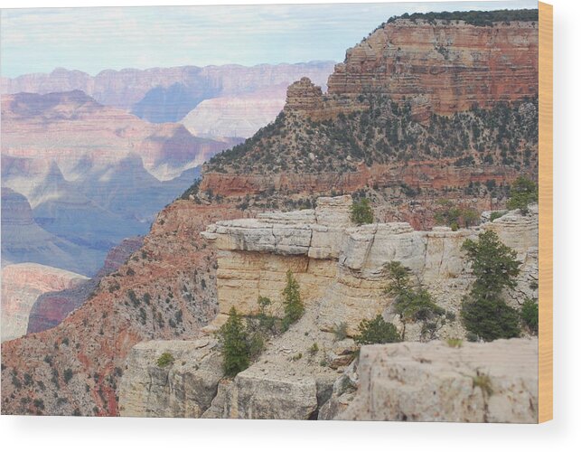 Grand Canyon Wood Print featuring the photograph Grand Formations by Wanda Jesfield