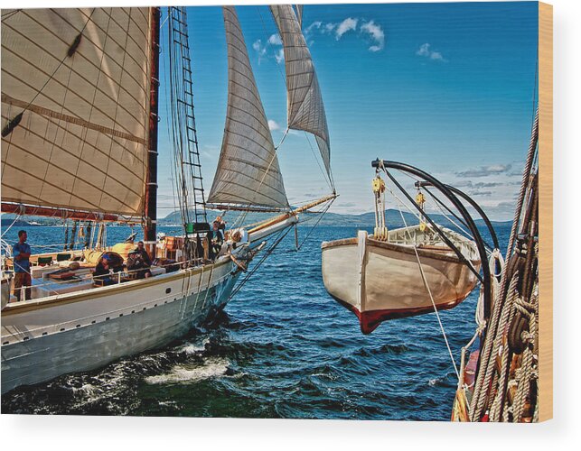 Windjammers Wood Print featuring the photograph Mary Day by Fred LeBlanc