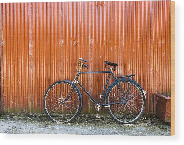 Bicycle Wood Print featuring the photograph Old Bike by Jim Orr