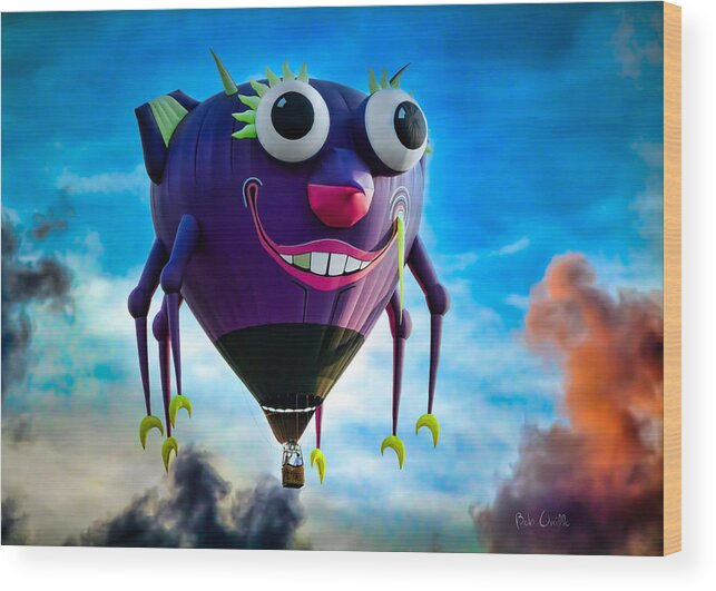 Purple People Eater Wood Print featuring the photograph Purple People Eater by Bob Orsillo