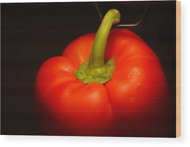 Pepper Wood Print featuring the photograph Red Pepper by Richard Bryce and Family