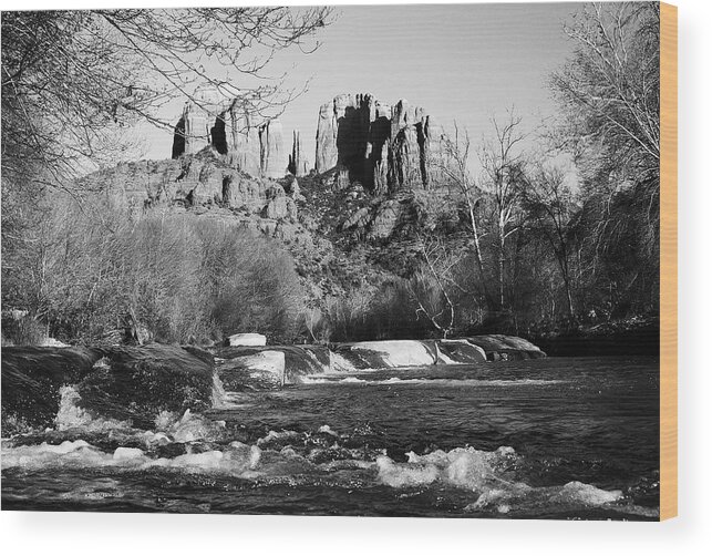 Sedona Wood Print featuring the photograph Red Rock Crossing by John Handfield