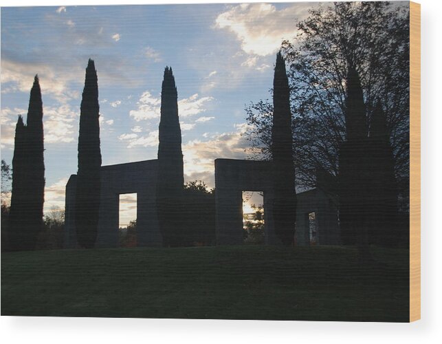 Stonehenge Wood Print featuring the photograph Stonehenge by Michael Merry