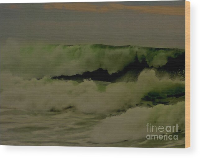 Powlet River Wood Print featuring the photograph Stormy Morning 5 by Blair Stuart