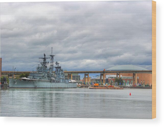  Wood Print featuring the photograph USS Little Rock by Michael Frank Jr