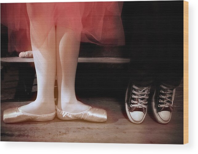 Ballet Wood Print featuring the photograph What a Pair by Jeanne Sheridan