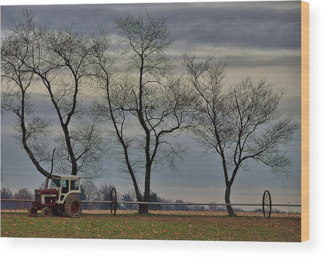 Plainsboro Wood Print featuring the photograph Central Jersey Farmstead by Steven Richman