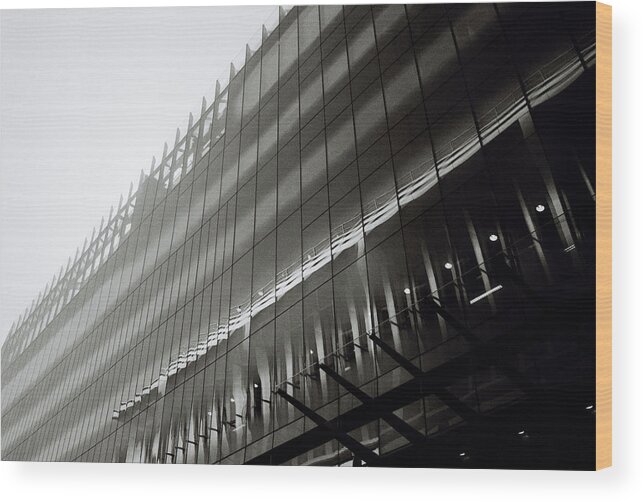 London Wood Print featuring the photograph Modern Architecture #1 by Shaun Higson