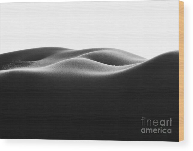 Artistic Wood Print featuring the photograph Ocean waves #1 by Robert WK Clark