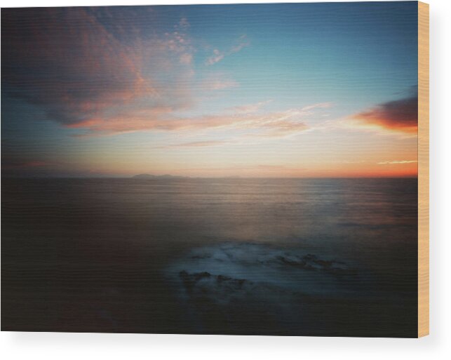 Coronado Wood Print featuring the photograph Sunset Over the Coronado Islands #1 by Hugh Smith
