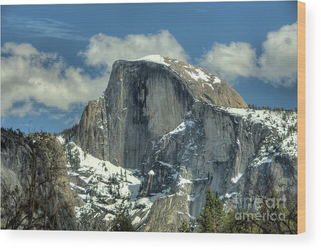 Half Dome Wood Print featuring the photograph Half Dome by Marc Bittan