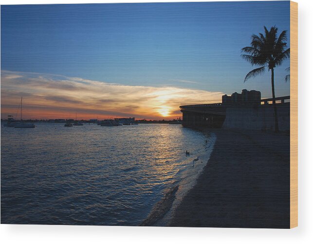  Wood Print featuring the photograph 2- Sunset In Paradise by Joseph Keane