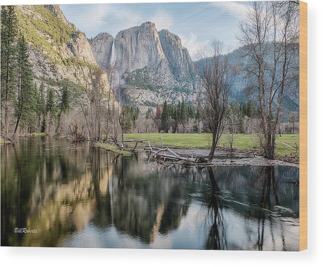 2018 Calendar Wood Print featuring the photograph 2018 Yosemite Calendar April by Bill Roberts
