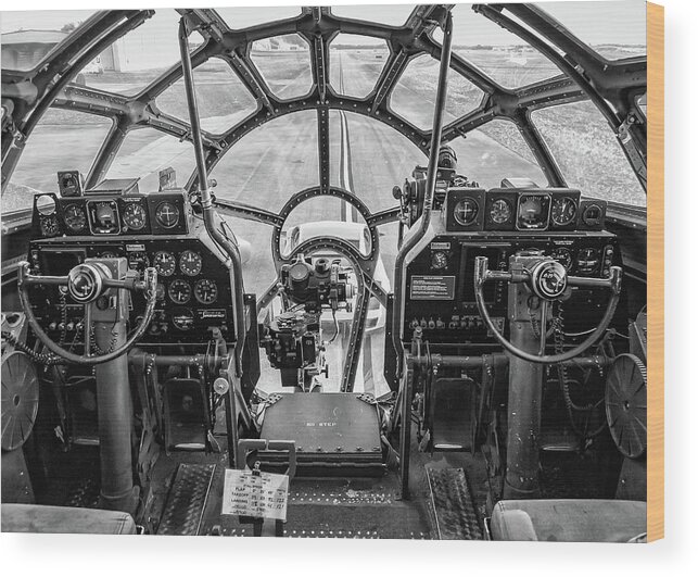 B29 Wood Print featuring the photograph B-29 Fifi by David Hart