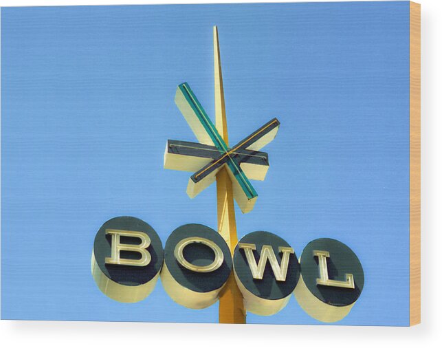 Bowl Wood Print featuring the photograph Baby Blue Bowl by Matthew Bamberg