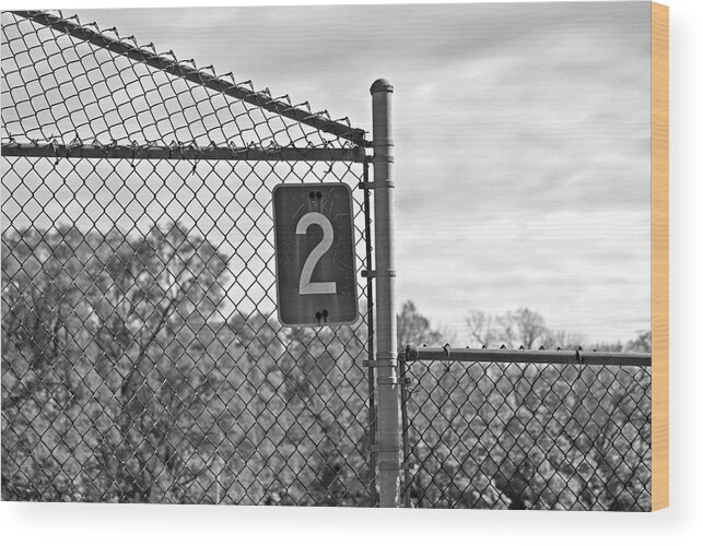 Baseball Field Number Two Wood Print featuring the photograph Baseball Field Number Two by Sandra Church