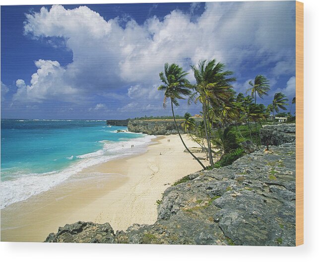 Barbados Wood Print featuring the photograph Bottom Bay, Barbados by Gary Corbett