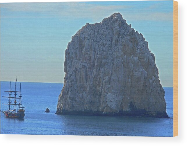 Cabo Wood Print featuring the photograph Cabo 1 by Ron Kandt