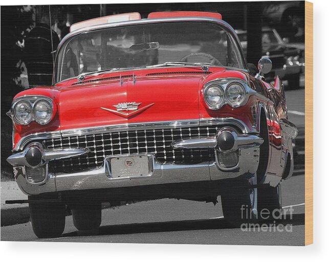 Car Wood Print featuring the photograph Classic Car by Raymond Earley