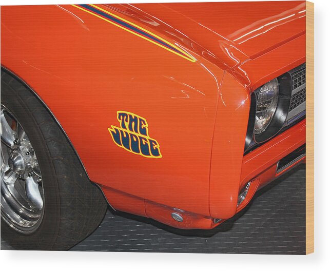 Pontiac Wood Print featuring the photograph Classic Pontiac The Judge by DB Hayes
