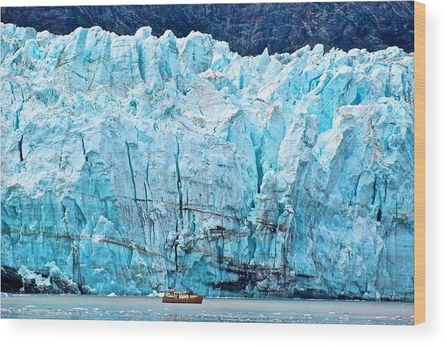 Glacier Wood Print featuring the photograph Closer Perspective by Eric Tressler