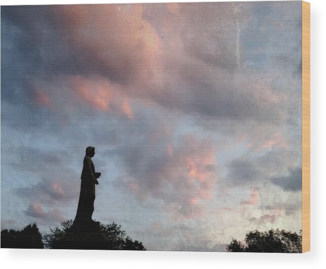 Cotton Candy Sky Wood Print featuring the photograph Cotton Candy Sky by Dark Whimsy