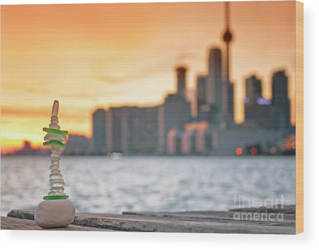 Toronto Wood Print featuring the photograph Dream Big by Charline Xia