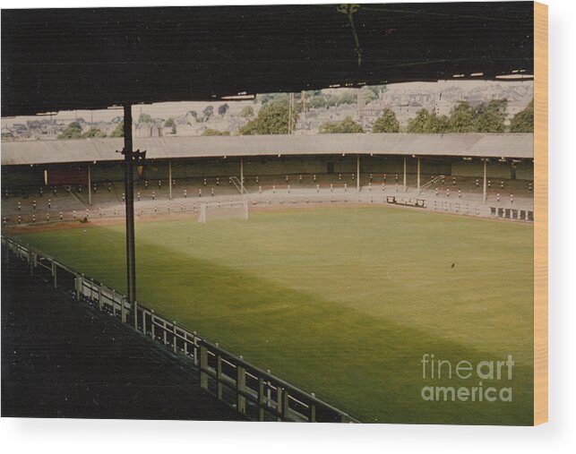  Wood Print featuring the photograph Dunfermline Athletic - East End Park - West End 1 - 1980s by Legendary Football Grounds