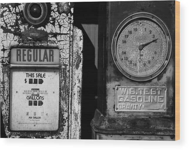  Wood Print featuring the photograph Fill Er Up by Michael Nowotny