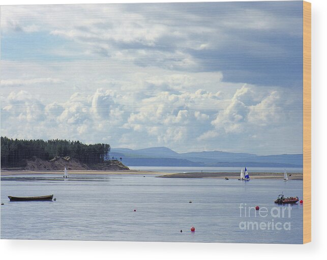 Findhorn Wood Print featuring the photograph Findhorn Bay - Moray Firth - Scotland by Phil Banks