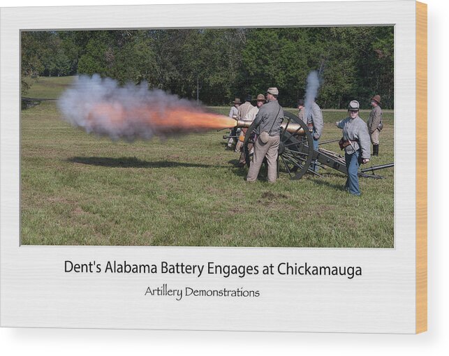 Chickamauga Wood Print featuring the photograph Fire in the Hole by Norman Peay