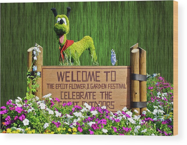 Fantasy Wood Print featuring the photograph Garden Festival MP by Thomas Woolworth