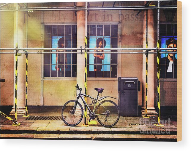 Bath Wood Print featuring the photograph Giant Passion Bicycle by Craig J Satterlee