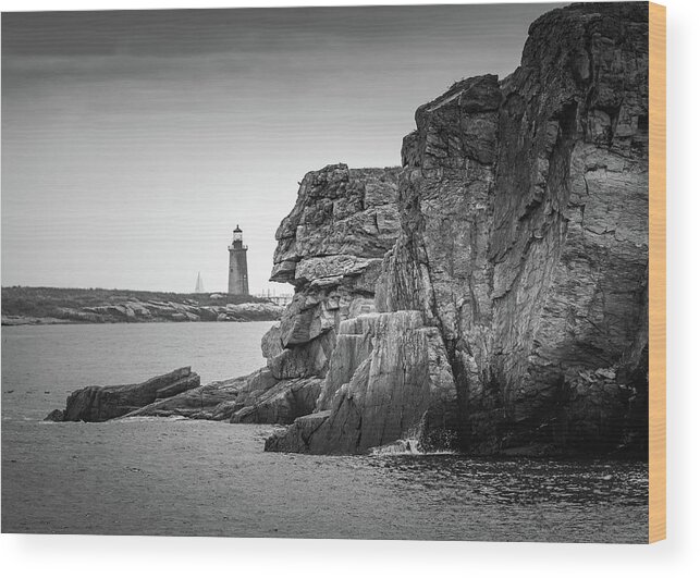 Ocean Wood Print featuring the photograph Head to Head by David Hufstader