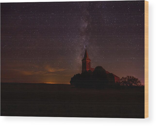 Milky Way Wood Print featuring the photograph Heavenly by Jonathan Davison