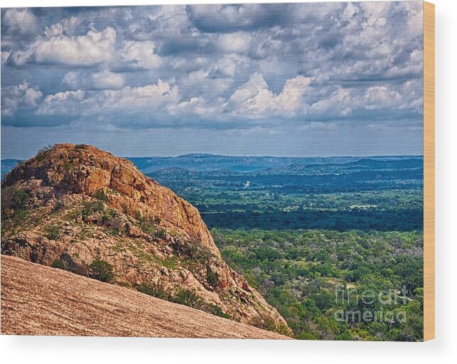 Hill Country Wood Print featuring the photograph Horizon by Ken Williams