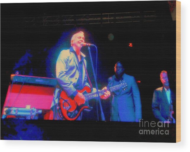  Wood Print featuring the photograph JJ Grey and Mofro at Red Rocks 2 by Kelly Awad