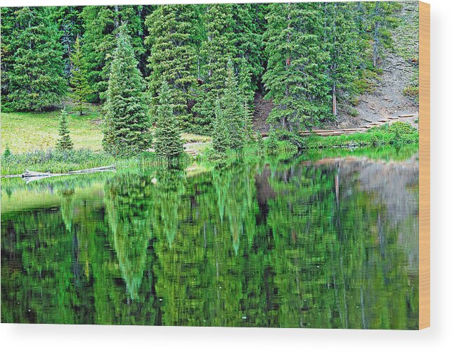 Lake Wood Print featuring the photograph Lake Irene 12-1 by Robert Meyers-Lussier