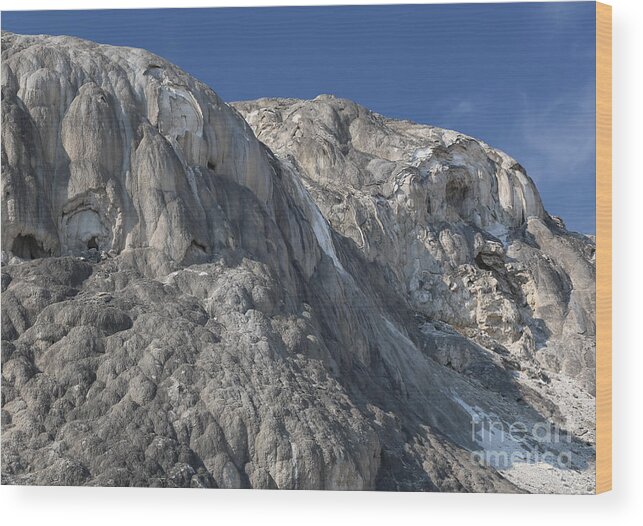 Mammoth Hot Springs Wood Print featuring the photograph Mammoth Hot Springs by Robert Pearson