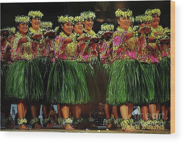 Merrie Monarch Wood Print featuring the photograph Merrie Monarch 2017 by Craig Wood